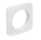Ilhós Para Cortina Quadrado Branco 28mm Pacote 100 Pares