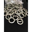 Ilhós Para Cortina Redondo Titânio 28mm Pacote 50 Pares