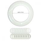 Ilhós Pvc Para Cortinas 4 Cm, Redondo, Kit Com 50 Pares Ilhós Pvc Para Cortinas 4 Cm, Redondo, Kit Com 50 Pares