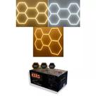Iluminação Colmeia 5 Células 3 Cores Bivolt 2,30mx1,60m Kers - 3 Cores