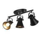 Iluminação de trilhos de teto SEEBLEN de 3 luzes ajustável 110V Iluminação de trilhos de teto SEEBLEN de 3 luzes ajustável 110V