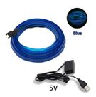 Iluminação LED AZUL GELO 3 METROS Com USB Iluminação LED AZUL GELO 3 METROS Com USB