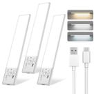 Iluminação sob o gabinete: sensor de movimento FBY de 30 cm, 3 cores, LED, 3 unidades Iluminação sob o gabinete: sensor de movimento FBY de 30 cm, 3 cores, LED, 3 unidades