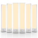 Iluminação sob o gabinete: sensor de movimento LED EVERDOSS 32, pacote com 6 Iluminação sob o gabinete: sensor de movimento LED EVERDOSS 32, pacote com 6