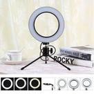 Iluminador De Led Com Tripe Ring Light Usb 16cm 3500k 5500k p6