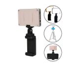 Iluminador de LED Mini para Celular c/ Suporte e Bateria Dourado- PLED-9