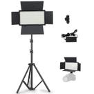 Iluminador De Led Painel U800+ 1120 Leds+fonte+tripe 2m t