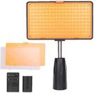 Iluminador de led travor tl-180s com bateria e carregador