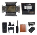 Iluminador de LED Yongnuo YN300 III 300 LEDs Bicolor com Bateria NPF970 7200mAh e Carregador Simples