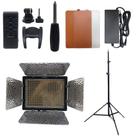 Iluminador de LED Yongnuo YN300 III 300 LEDs Bicolor com Fonte Bivolt e Tripé 2m S
