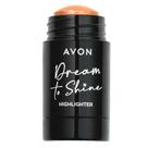 Iluminador Facial Em Bastão Avon Dream To Shine Galactic Gold