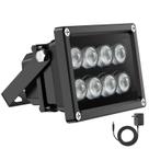 Iluminador IR Univivi 8-LEDs 90 Grande Angular 850nm IP67 Iluminador IR Univivi 8-LEDs 90 Grande Angular 850nm IP67