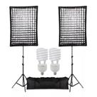 Iluminador Kit Soft-box 50x70 Greika Agata II Led 220v 5500k