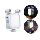 Iluminador LED BiColor com Microfone Duplo para Câmeras e Smartphones Mamen SML-V13