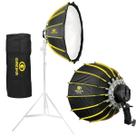 Iluminador Led Light 100W Com Softbox Parabólico Octagonal 16 Varetas sem Grid GKT-600