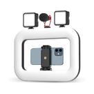 Iluminador LED Ring Light YM200 20W para Celular e Câmera