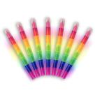Iluminador NLR FUN empilhável em cor de arco-íris para crianças x7