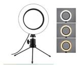 Iluminador Ring Light 6 Polegadas (16cm) Com Tripe E Suporte