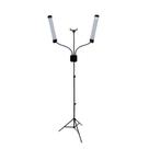 Iluminador Ring Light Braço Dublo Articulado Suporte e Tripé