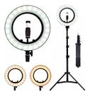Iluminador Ring Ligth Anel Luz 26cm Tripé 2m Led Fotos Make