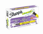 Iluminador Sharpie Clear View Yellow, pacote com 12, 1950746 Iluminador Sharpie Clear View Yellow, pacote com 12, 1950746