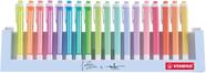 Iluminador STABILO swing cool Deskset 18 Neon 10 Pastel