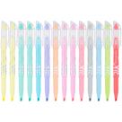 Iluminadores Pilot FriXion Light Pastel, apagáveis, pacote com 14