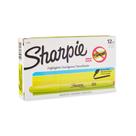 Iluminadores Sharpie Pocket Style Chisel Tip Yellow, pacote com 12