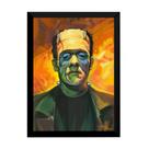 Ilustração Basil Gogos Decoração Frankenstein Quadro 42x29