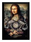 Ilustração Quadro Motoclubes Bar Monalisa Com Motor 42x29cm Ilustração Quadro Motoclubes Bar Monalisa Com Motor 42x29cm