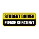Ímã de carro GEEKBEAR Student Driver Reflective 22 cm x 9 cm