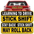 Ímã de carro TOTOMO Learning to Drive Stick Shift Reflective Ímã de carro TOTOMO Learning to Drive Stick Shift Reflective