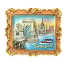 Ímã de geladeira 3D Budapest Imã de geladeira de resina artesanal