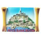 Ímã de geladeira 3D Resin Mont Saint-Michel pintado à mão em francês Ímã de geladeira 3D Resin Mont Saint-Michel pintado à mão em francês