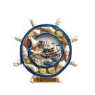 Ímã de geladeira Creative Vietnam Ocean Inspired Wheel Seagu