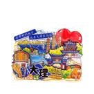 Ímã de geladeira Dali City Wooden 3D Resin Craft 10x7,5cm 80g