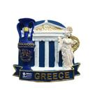 Ímã de geladeira Greece 3D Resin Craft com Greek Landmark de 1 kg