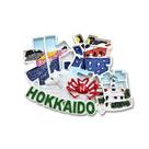 Ímã de geladeira Hokkaido Japan 3D Resin Craft com Landmark 7x5,3 cm Ímã de geladeira Hokkaido Japan 3D Resin Craft com Landmark 7x5,3 cm