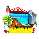 Ímã de geladeira Orlybar Bahamas Nassau 3D Landmarks Wood