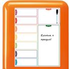 ímã de geladeira planner calendário semanal recados mag