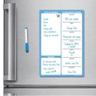 Ímã de geladeira porta recados planner 20 x 30cm modelo azul Ímã de geladeira porta recados planner 20 x 30cm modelo azul