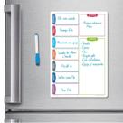 Ímã de geladeira porta recados planner 20 x 30cm modelo color2