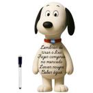 Ímã De Geladeira Snoopy Grande - Lousa Magn. Branco Cachorro