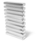 Imã De Neodímio / Super Forte / 20mm X 4mm X 2mm - 10 Peças