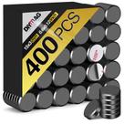 Ímã DIYMAG 400 unidades de 15x3 mm com adesivo para geladeira preto Ímã DIYMAG 400 unidades de 15x3 mm com adesivo para geladeira preto