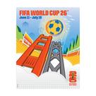 Ímã HONAV Copa do Mundo FIFA Bay Area Licenciado Oficialmente