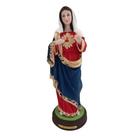 Imaculado Coração de Maria 20cm - Resina Imaculado Coração de Maria 20cm - Resina