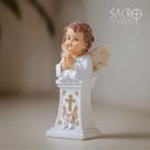 Imagem Anjo Anjinho Baby 15cm Infantil Resina Importado