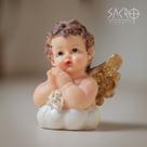 Imagem Anjo Anjinho Baby 7cm Infantil Resina Importado