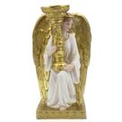 Imagem Anjo da Guarda com Castiçal Lado Direito Importado Resina 20 cm